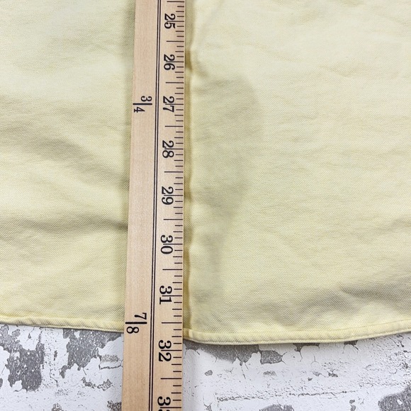 Ralph Lauren Shirt Men Large Yellow Button Up Classic Fit Oxford Cloth Pocket * - Picture 8 of 11